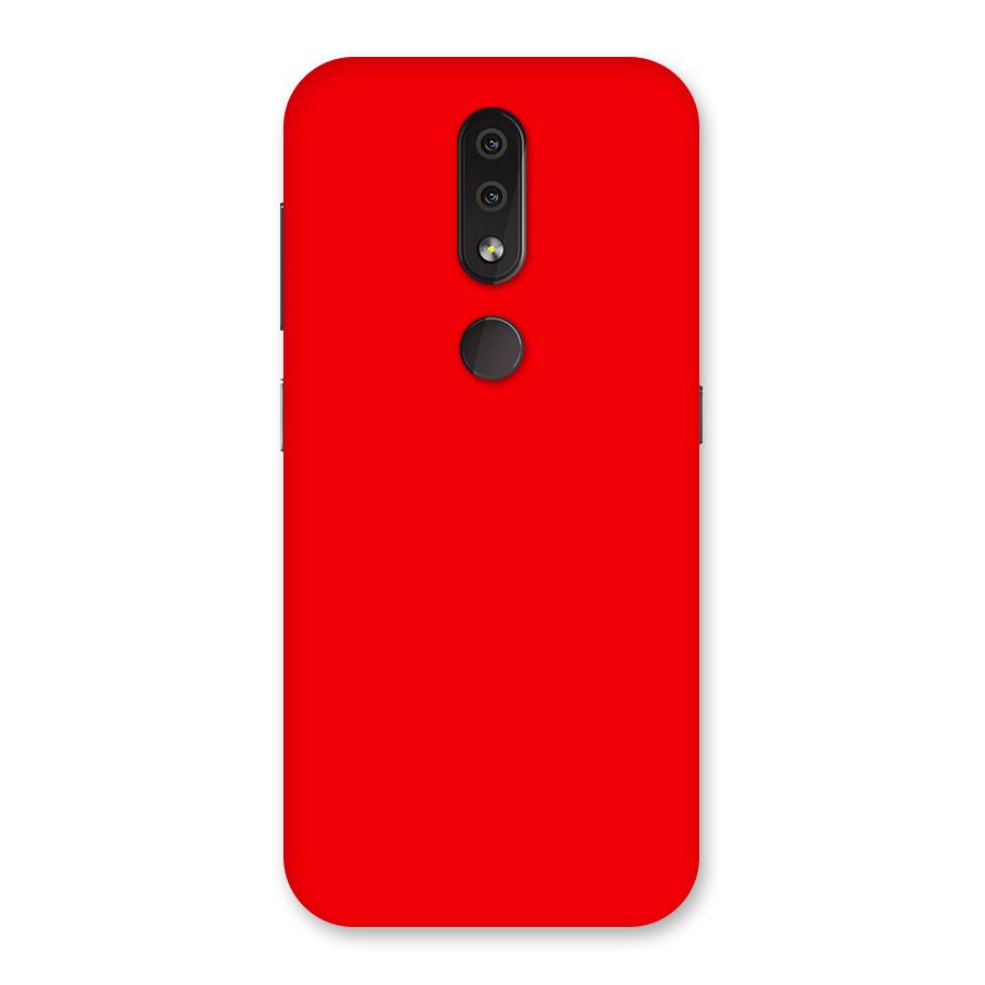 Bright Red Back Case for Nokia 4.2