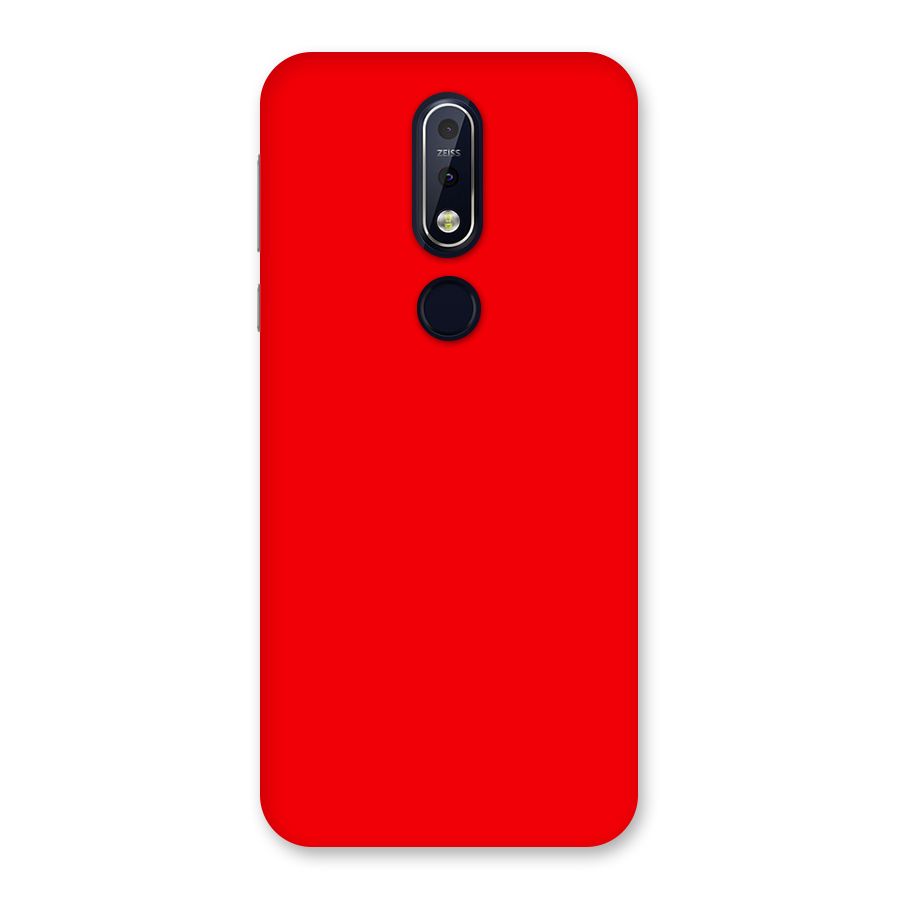 Bright Red Back Case for Nokia 7.1