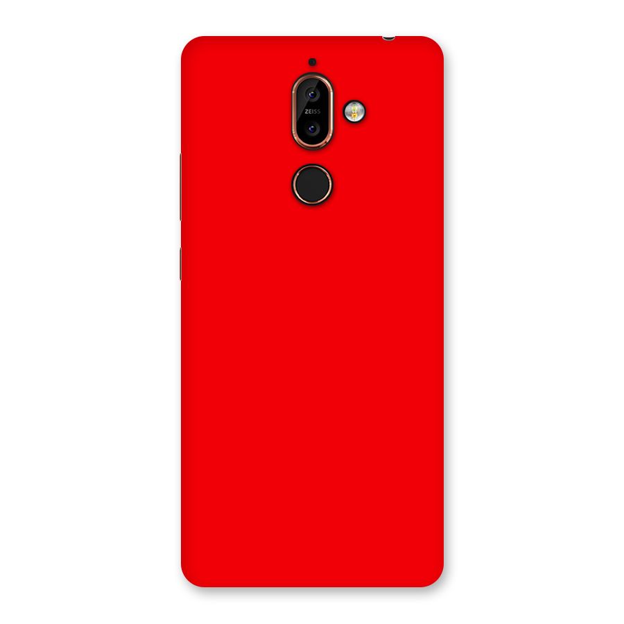 Bright Red Back Case for Nokia 7 Plus