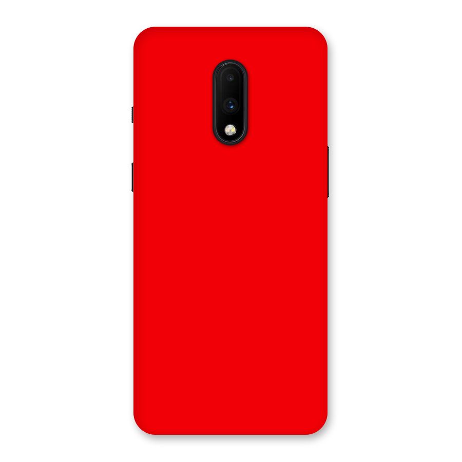 Bright Red Back Case for OnePlus 7