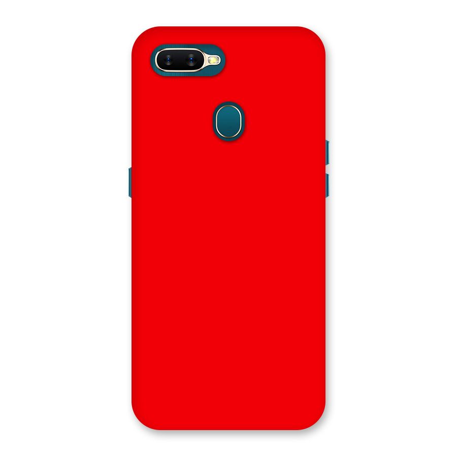 Bright Red Back Case for Oppo A11k