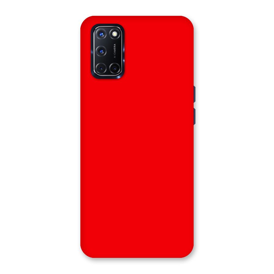 Bright Red Back Case for Oppo A52