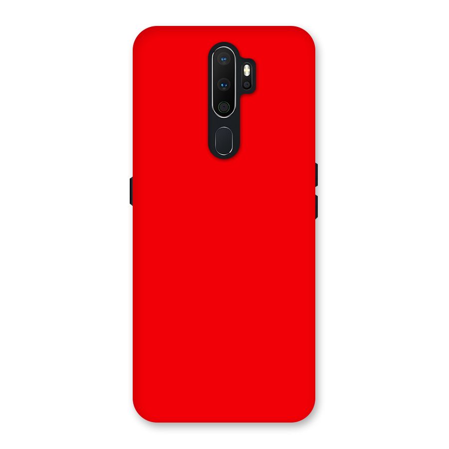 Bright Red Back Case for Oppo A5 (2020)