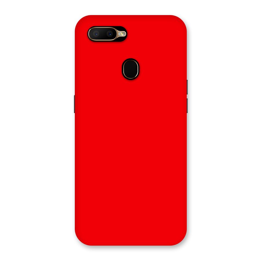 Bright Red Back Case for Oppo A5s