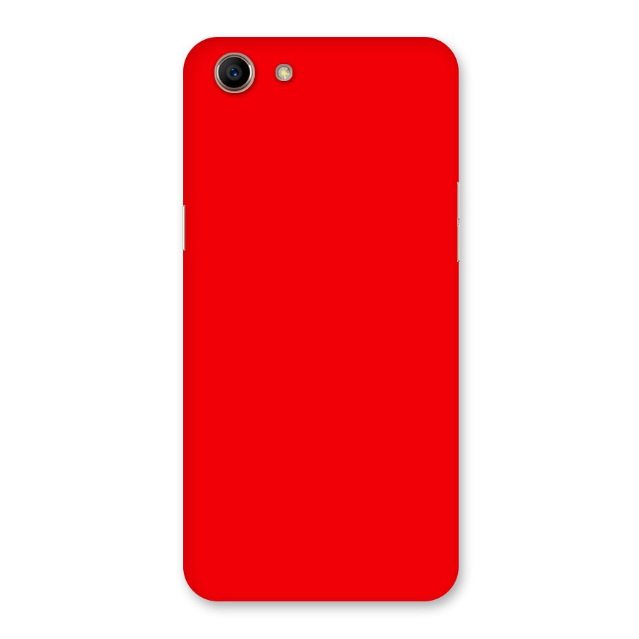Bright Red Back Case for Oppo A83 (2018)