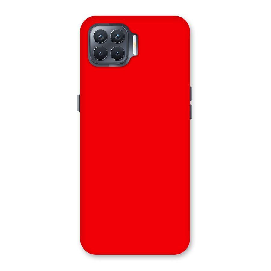 Bright Red Back Case for Oppo F17 Pro