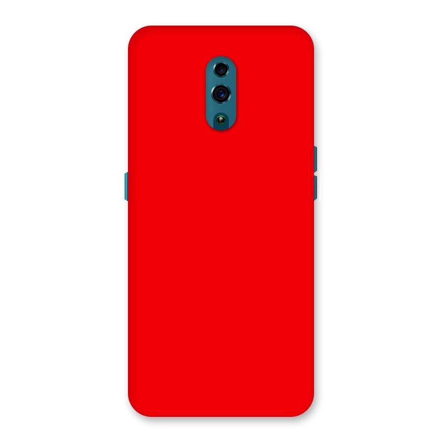 Bright Red Back Case for Oppo Reno