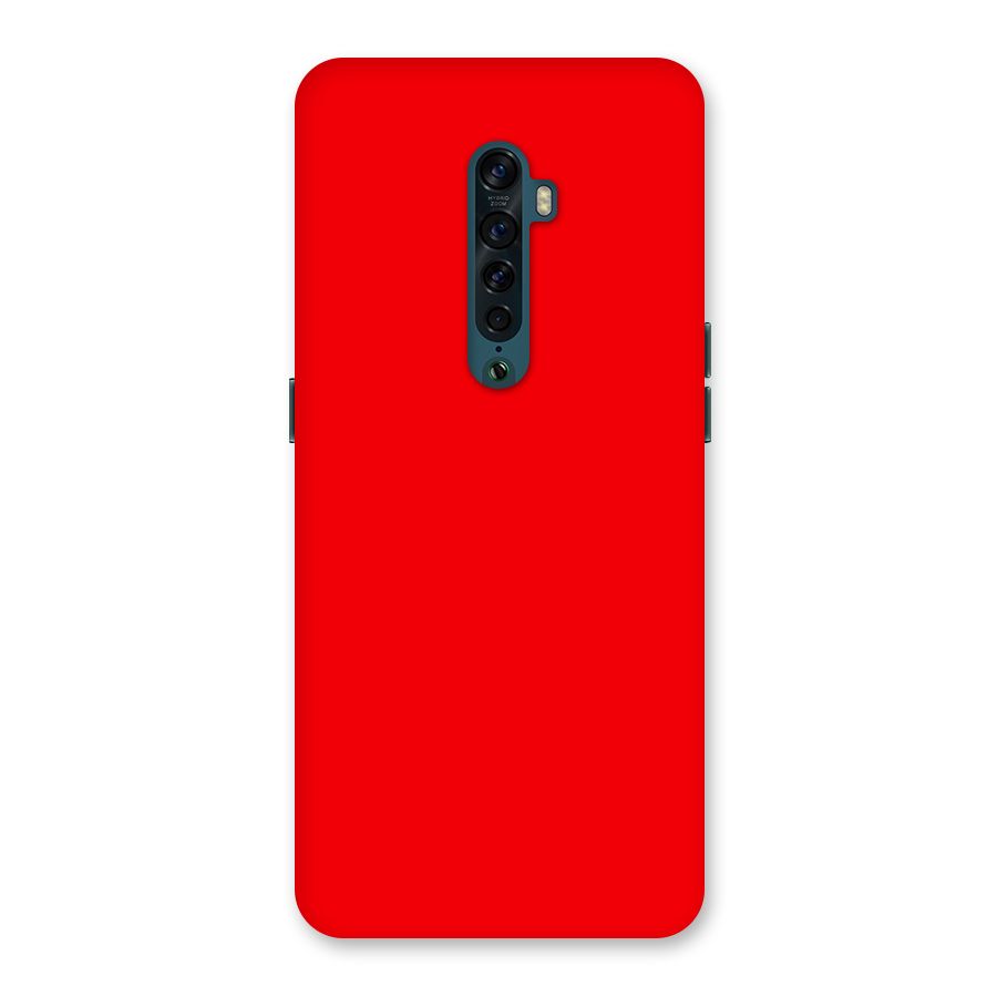 Bright Red Back Case for Oppo Reno2