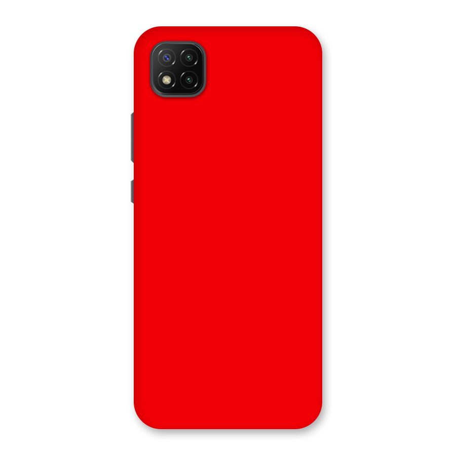 Bright Red Back Case for Poco C3
