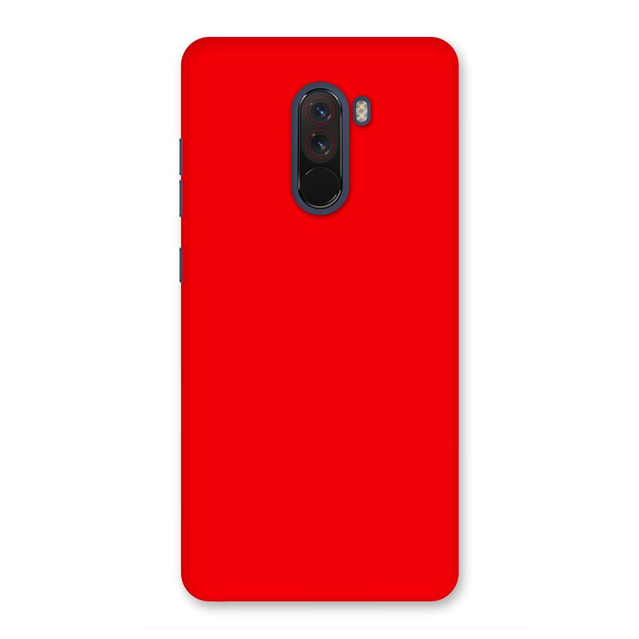 Bright Red Back Case for Poco F1