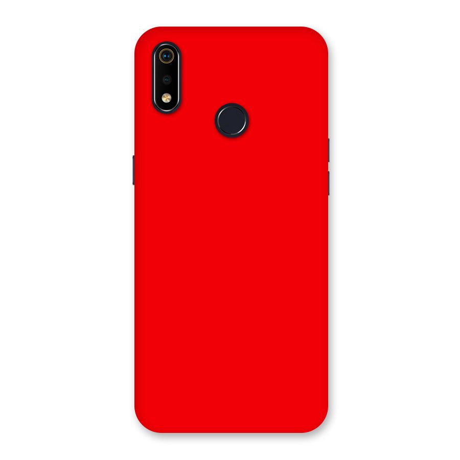 Bright Red Back Case for Realme 3i