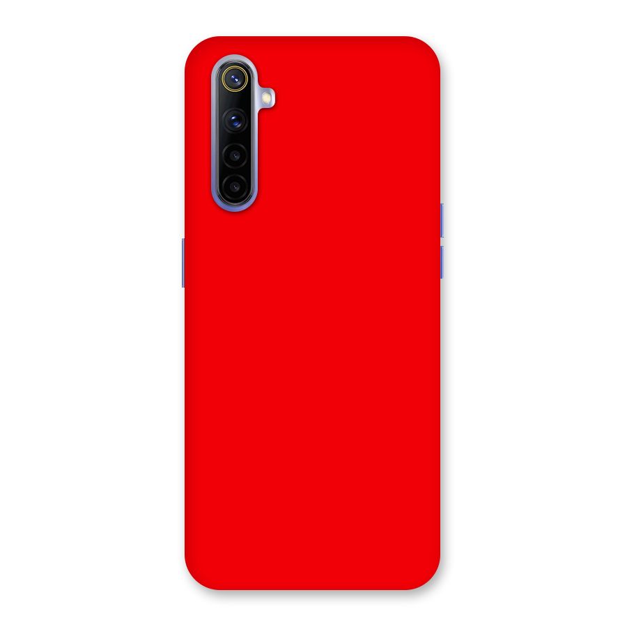 Bright Red Back Case for Realme 6
