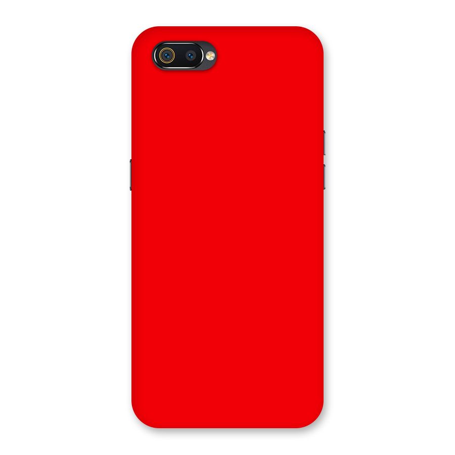 Bright Red Back Case for Realme C2