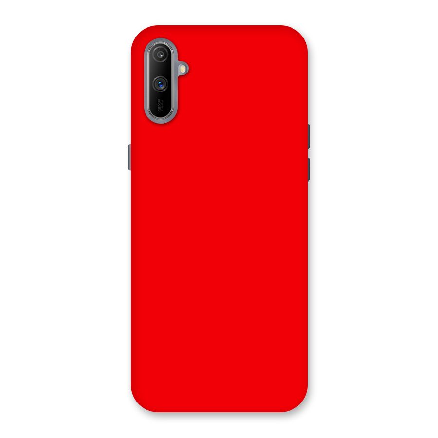 Bright Red Back Case for Realme C3