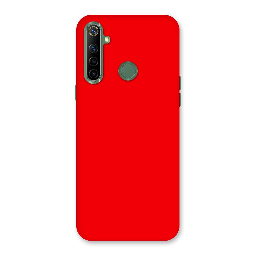 Bright Red Back Case for Realme Narzo 10
