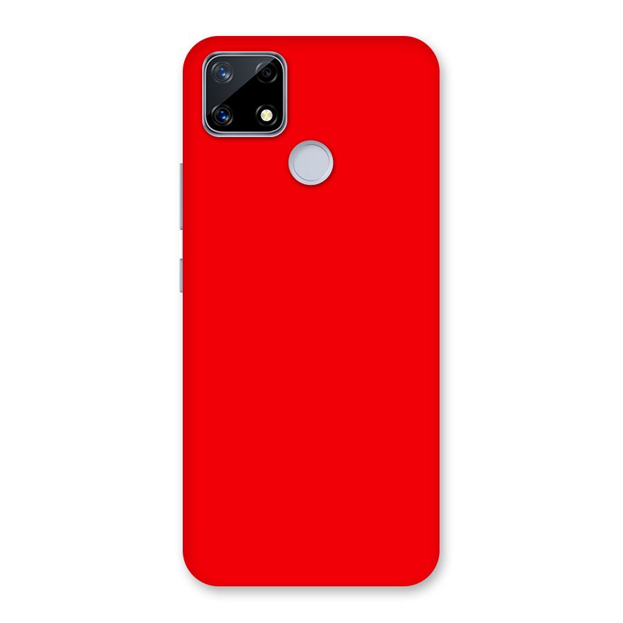 Bright Red Back Case for Realme Narzo 20