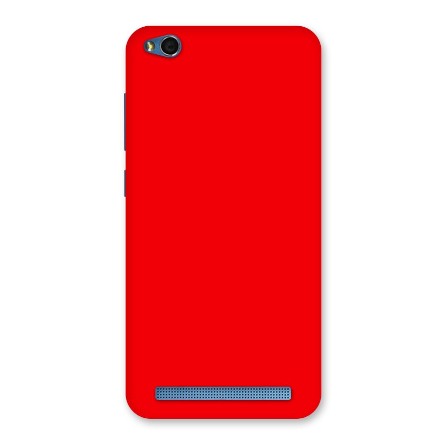 Bright Red Back Case for Redmi 5A