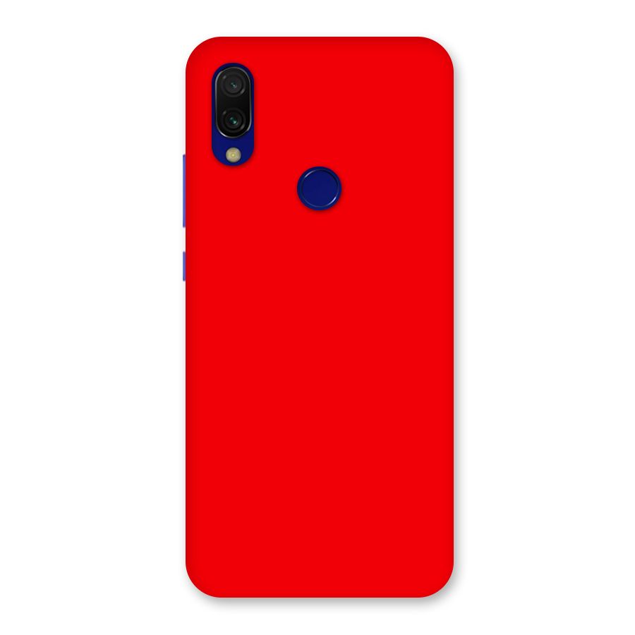 Bright Red Back Case for Redmi 7