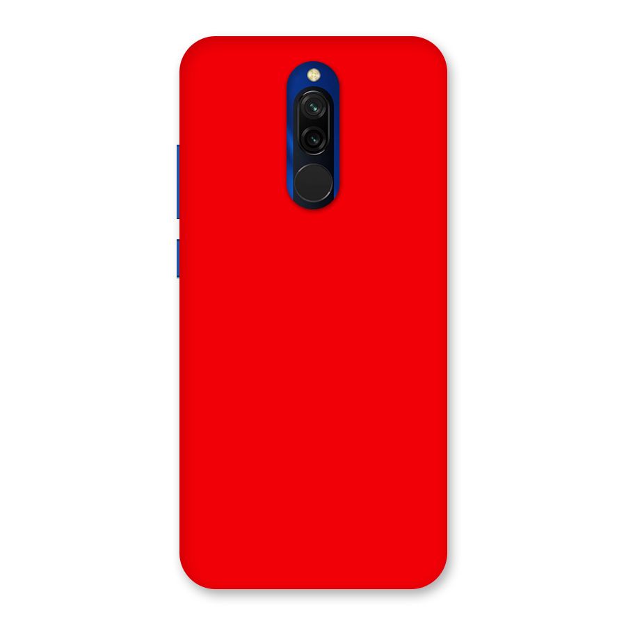 Bright Red Back Case for Redmi 8