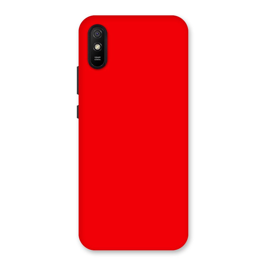 Bright Red Back Case for Redmi 9A