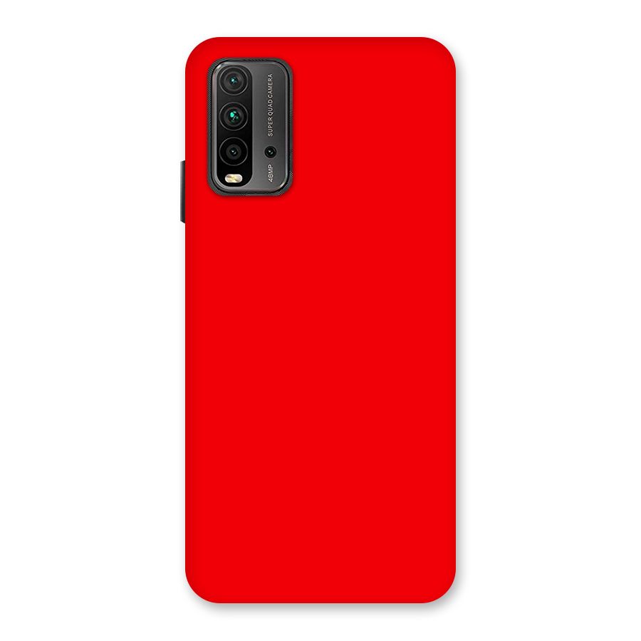 Bright Red Back Case for Redmi 9 Power