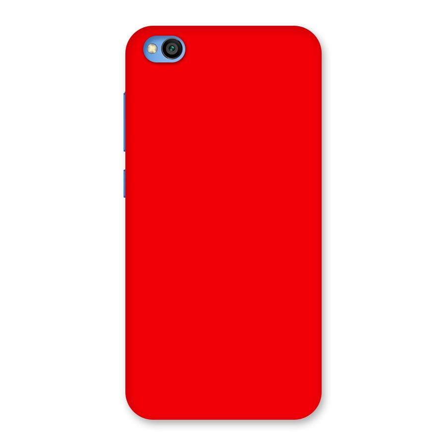 Bright Red Back Case for Redmi Go