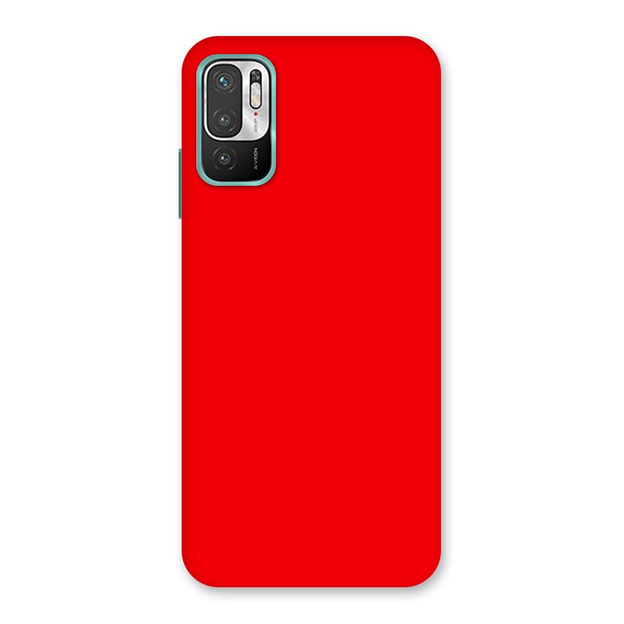 Bright Red Back Case for Redmi Note 10T 5G