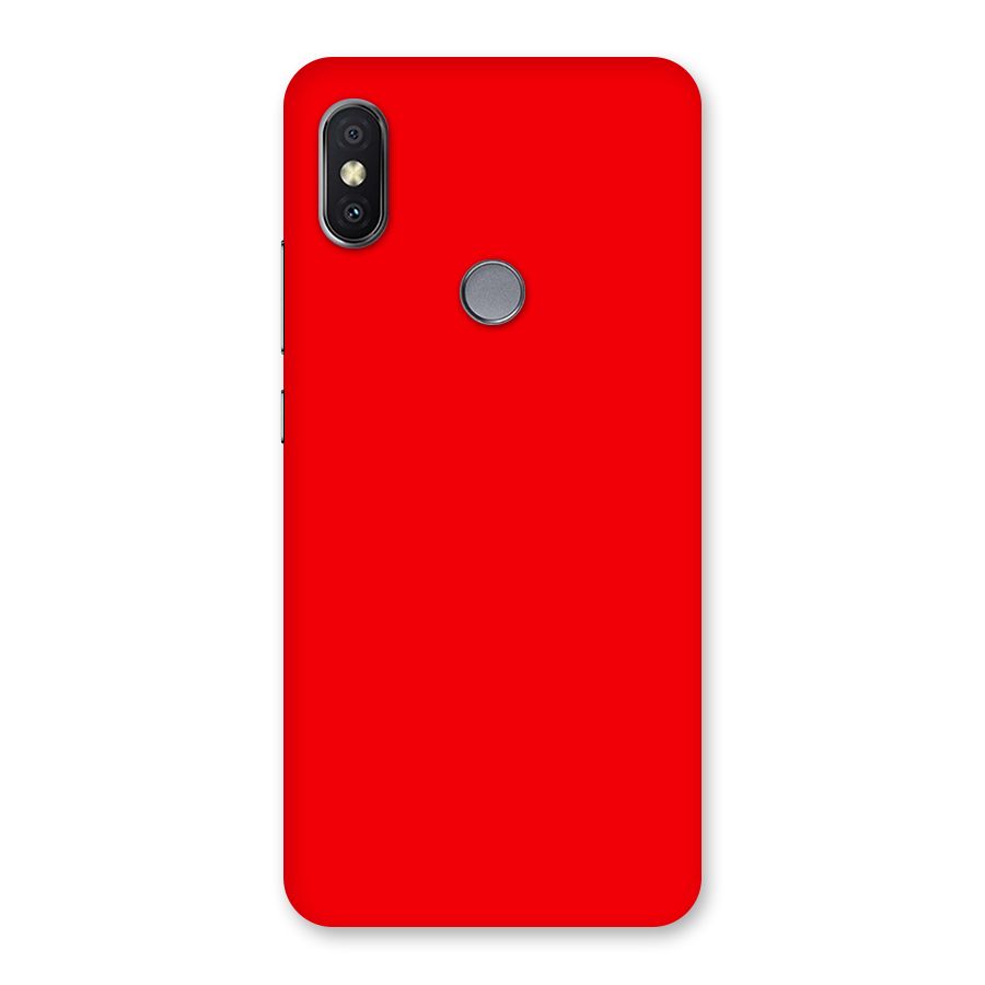 Bright Red Back Case for Redmi Y2