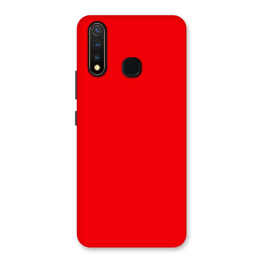 Bright Red Back Case for Vivo U20