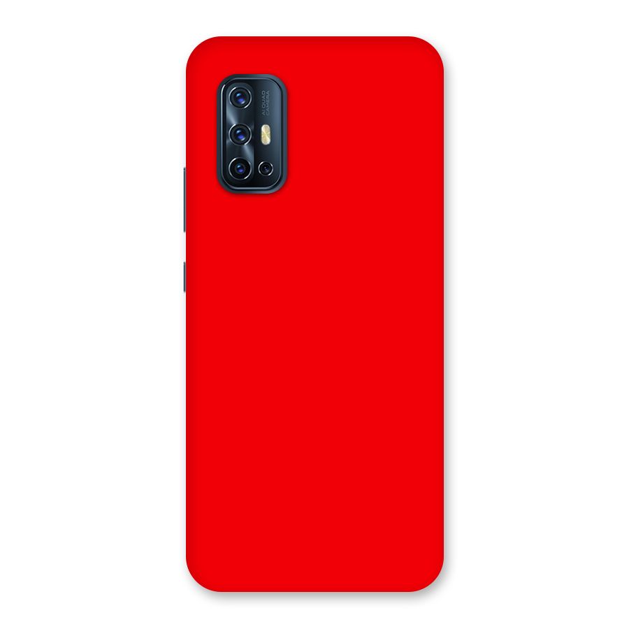 Bright Red Back Case for Vivo V17