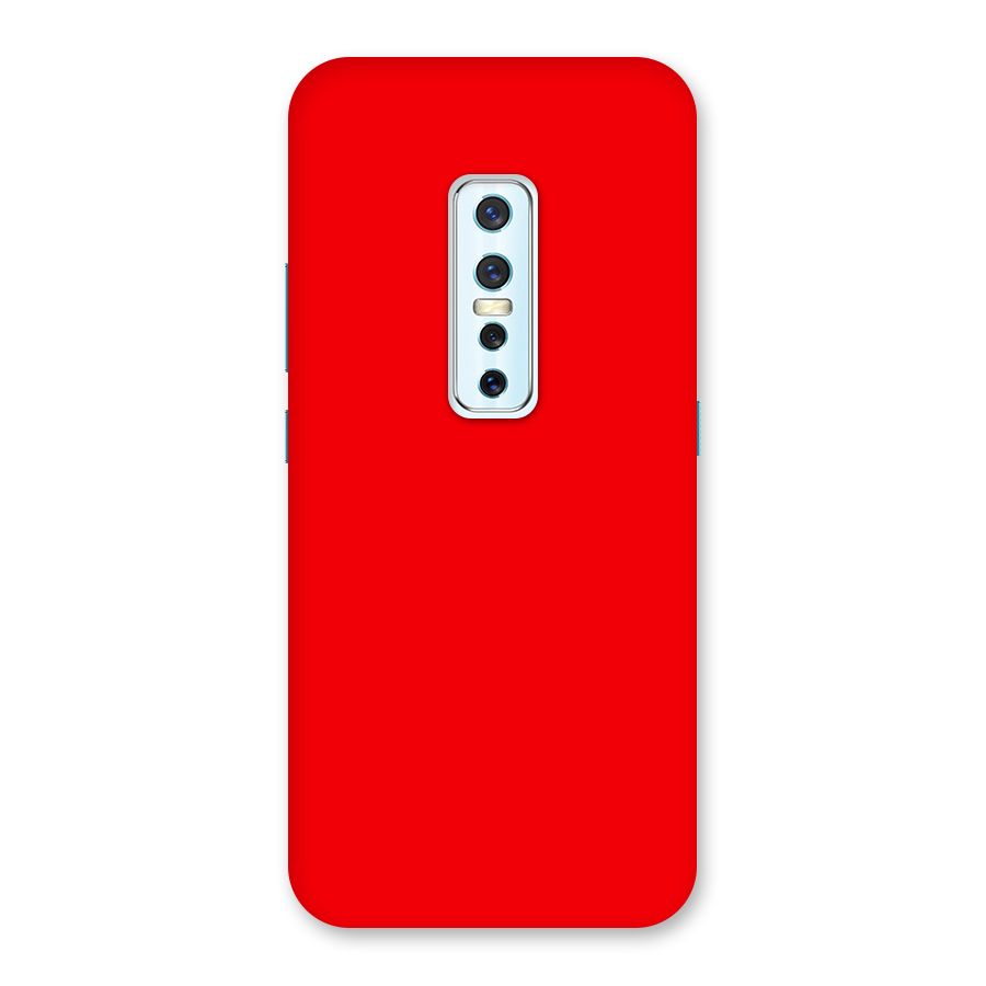 Bright Red Back Case for Vivo V17 Pro
