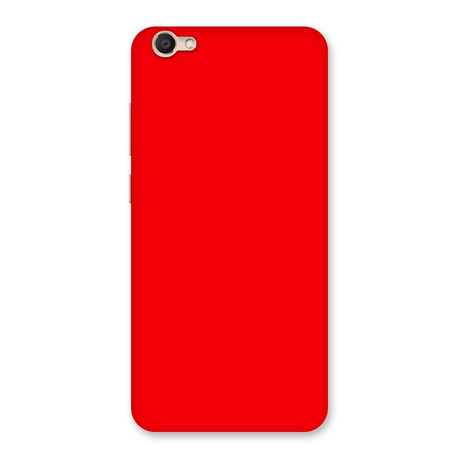Bright Red Back Case for Vivo V5s