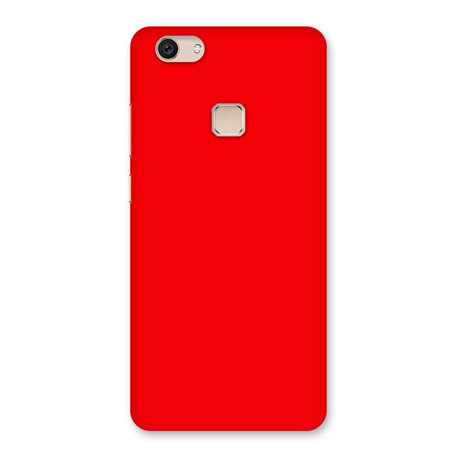 Bright Red Back Case for Vivo V7
