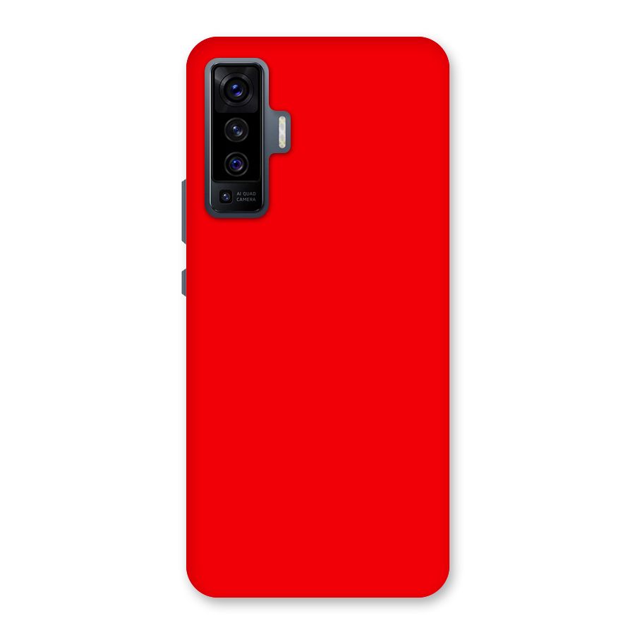 Bright Red Back Case for Vivo X50