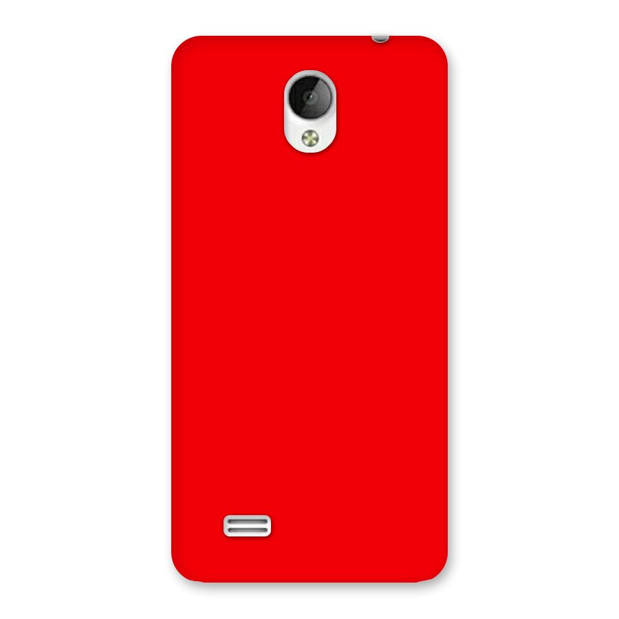 Bright Red Back Case for Vivo Y21