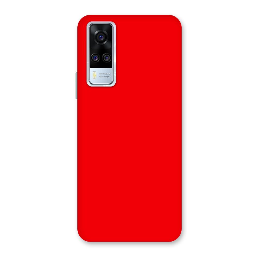 Bright Red Back Case for Vivo Y31