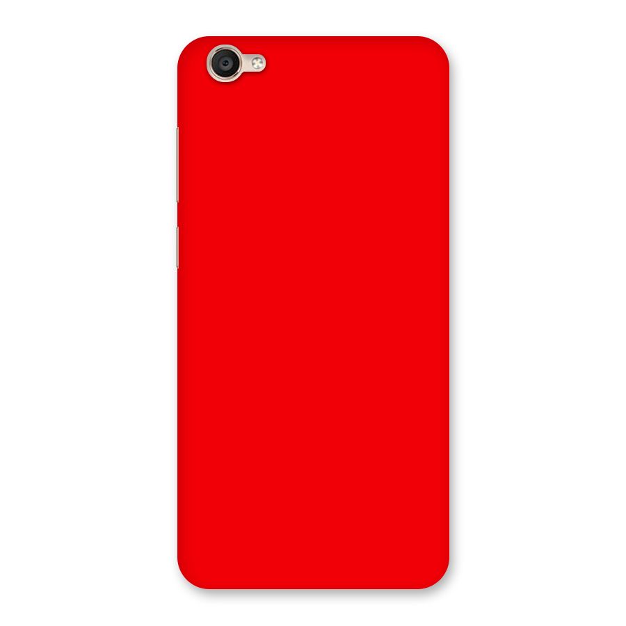 Bright Red Back Case for Vivo Y55s