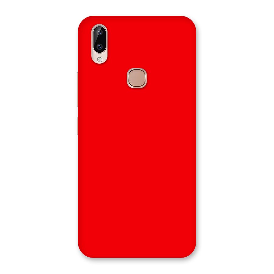 Bright Red Back Case for Vivo Y83 Pro