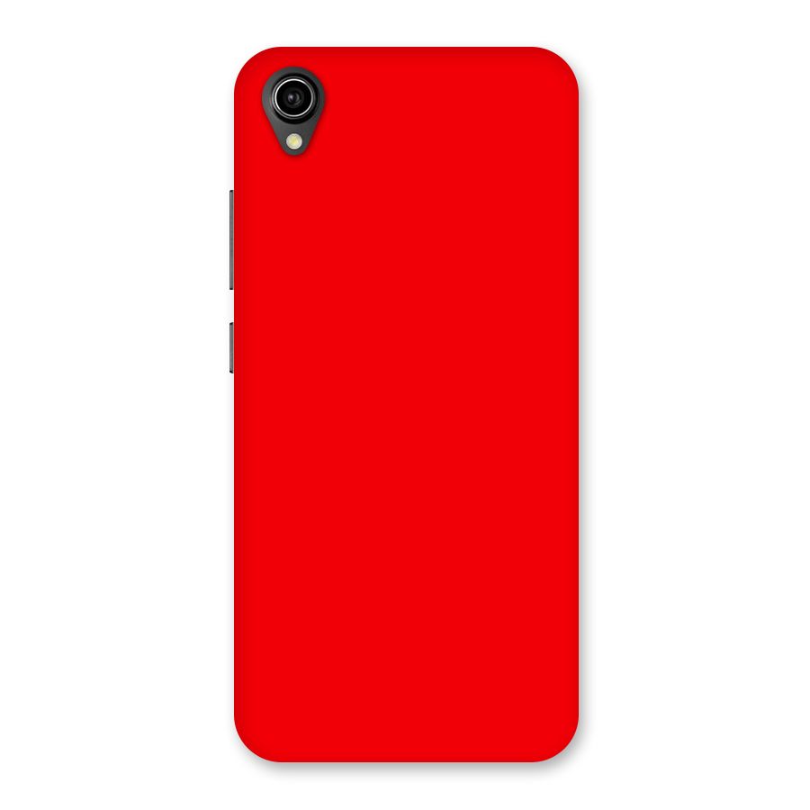 Bright Red Back Case for Vivo Y90