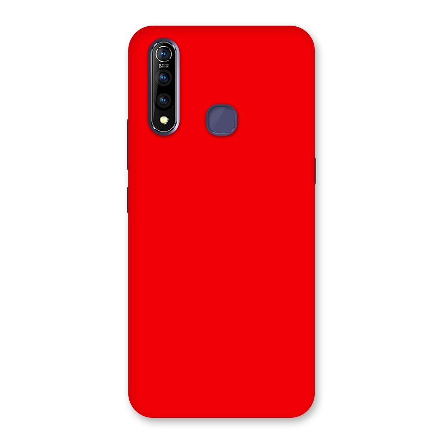 Bright Red Back Case for Vivo Z1 Pro
