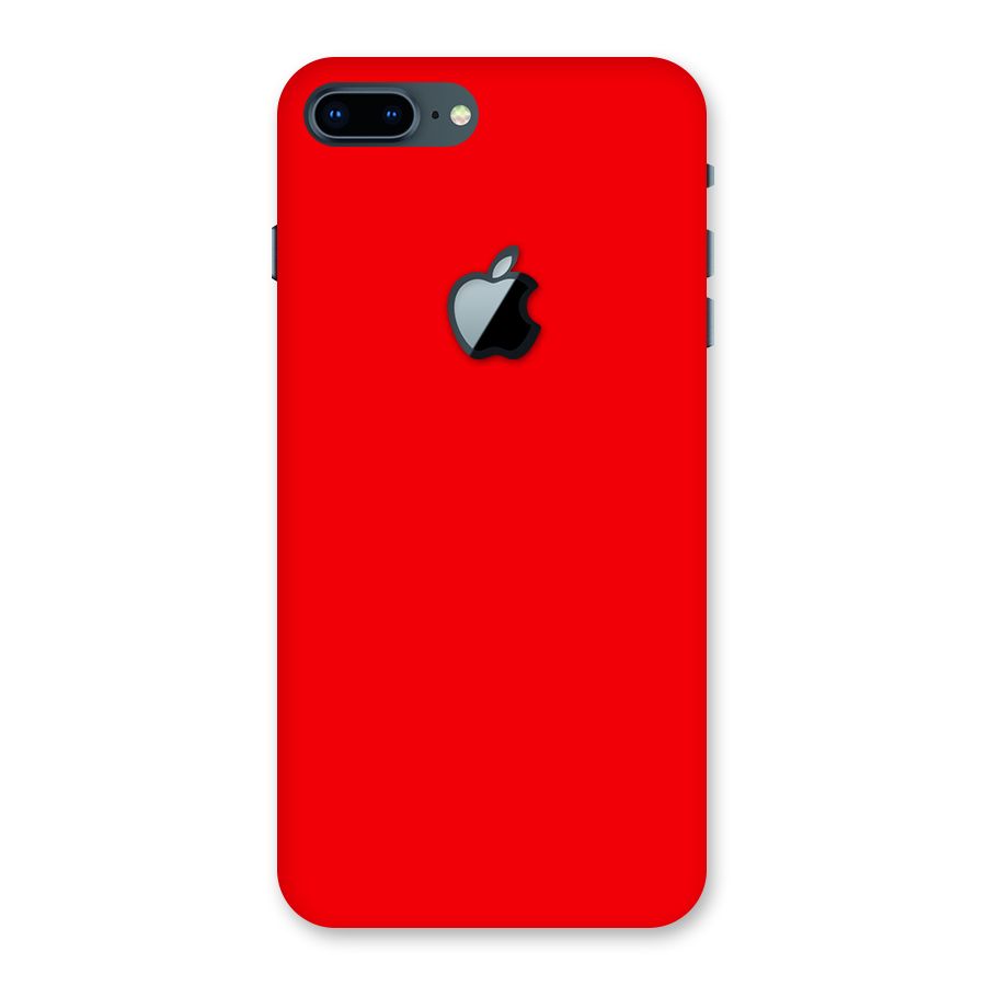 Bright Red Back Case for iPhone 7 Plus Apple Cut