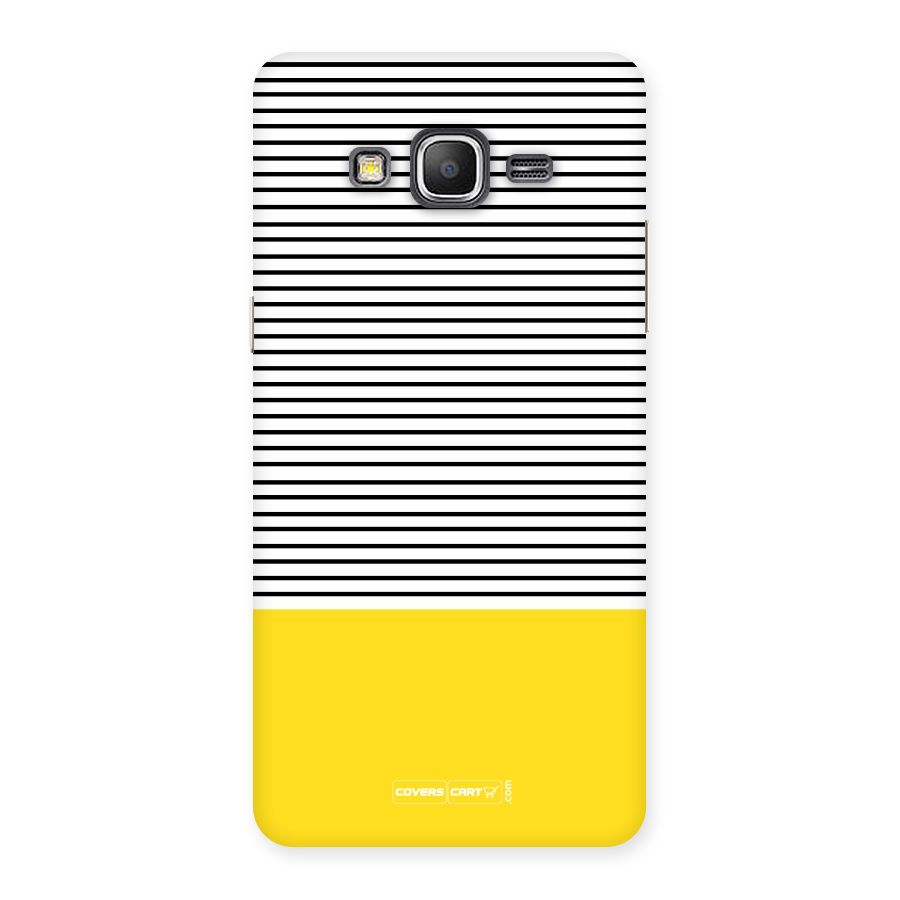 Bright Yellow Stripes Back Case for Galaxy Grand Prime