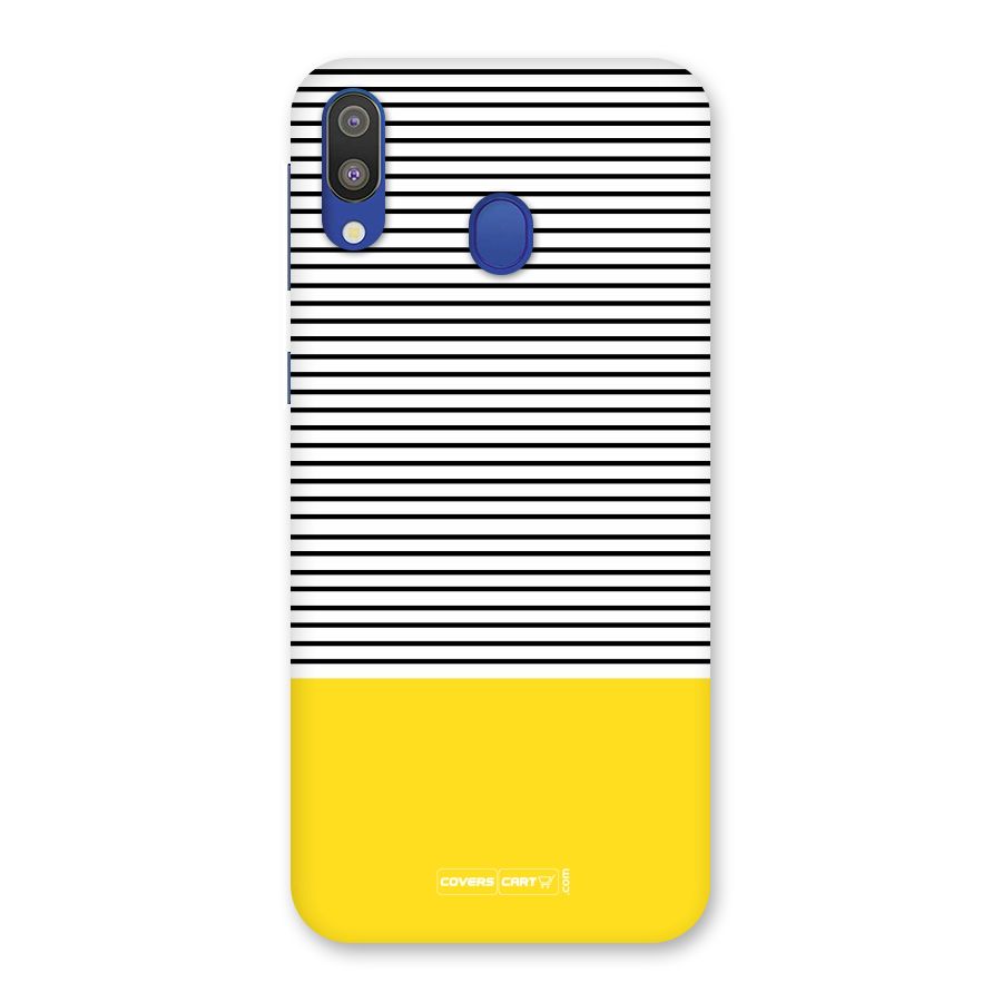 Bright Yellow Stripes Back Case for Galaxy M20