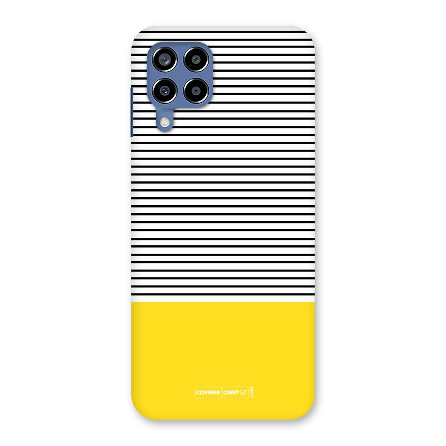 Bright Yellow Stripes Back Case for Galaxy M53 5G