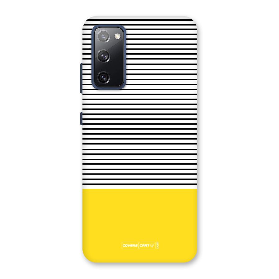Bright Yellow Stripes Back Case for Galaxy S20 FE