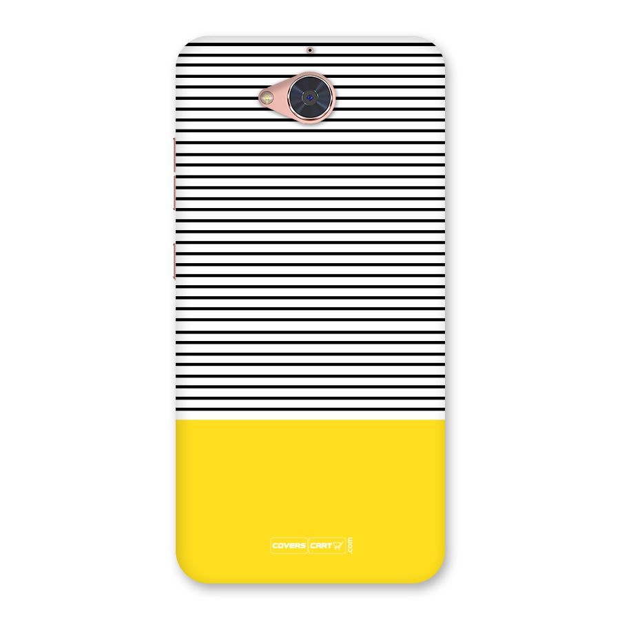 Bright Yellow Stripes Back Case for Gionee S6 Pro