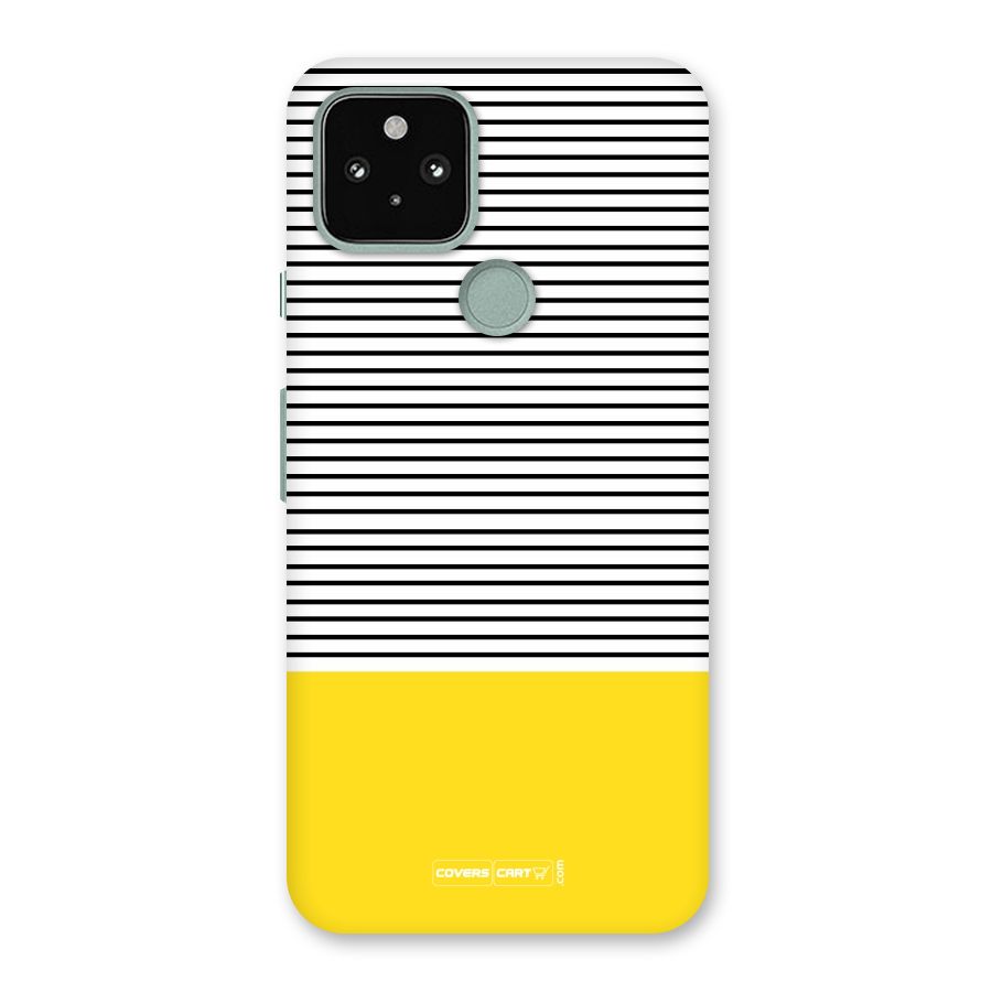 Bright Yellow Stripes Back Case for Google Pixel 5
