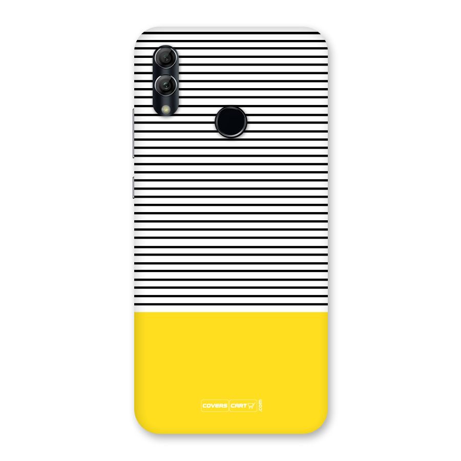 Bright Yellow Stripes Back Case for Honor 10 Lite
