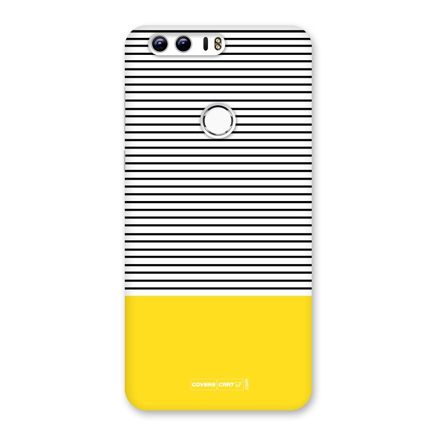 Bright Yellow Stripes Back Case for Honor 8