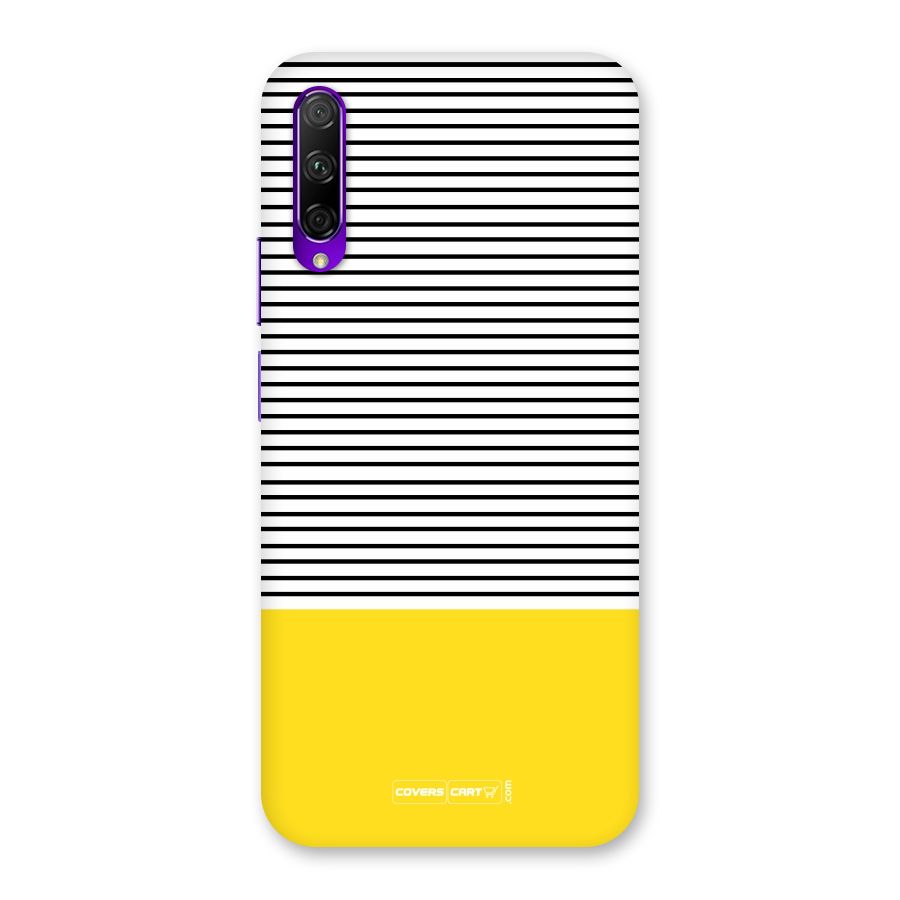 Bright Yellow Stripes Back Case for Honor 9X Pro